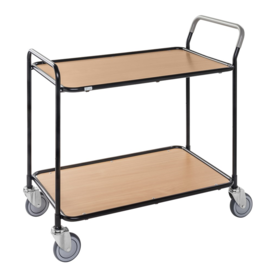 Table Trolley, 1020 x 555 x 965 mm, Beech / Black