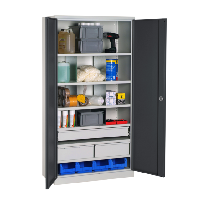 Hinged door cabinets storage cupboards for workshop Height 1950mm