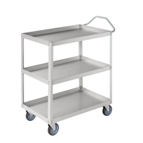 Utility Cart, Shelf Trolley 690 x 420 x 850 Alu- Zinc