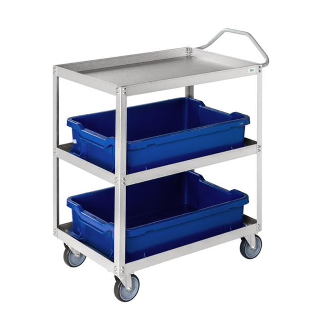 Utility Cart, Shelf Trolley 690 x 420 x 850 Alu- Zinc Utility Cart, Shelf Trolley 690 x 420 x 850 Alu- Zinc