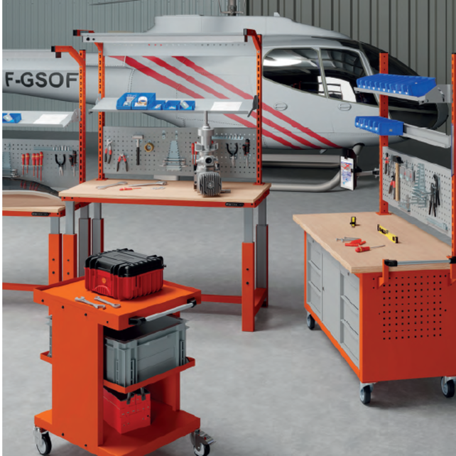Maintenance & Assembly Workstation 1500 × 750 mm – Height 828mm, 500kg