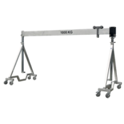 Mobile Gantry Crane Aluminum  1Ton Beam Length 5.0 meters