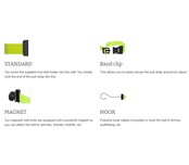 Wall Magnetic Mount 2.3m-22m Retractable belt Made in Germany Wall Magnetic Mount 2.3m-22m Retractable belt Made in Germany