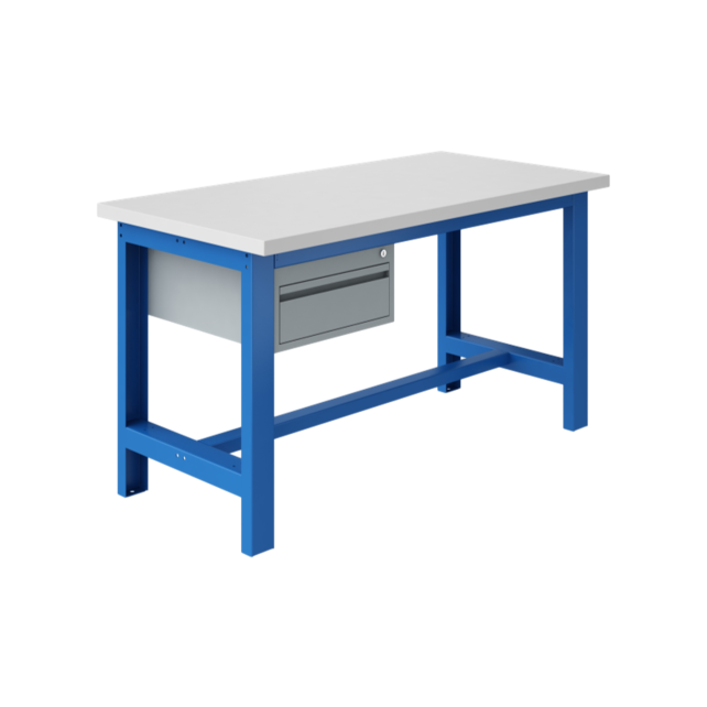 Heavy Duty Workbench SI-Model 1500 Kg ,  High Thermal Resistance Laminate Top Heavy Duty Workbench SI-Model 1500 Kg ,  High Thermal Resistance Laminate Top