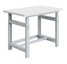 Workbench SI-Model 1000 Kg , Mechanically Height Adjustable , High Thermal Resistance Laminate Top