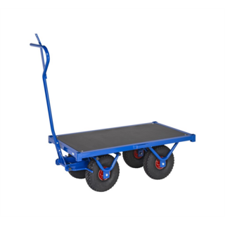 Industrial Hand Pull Trolley 950 x 545 x 396mm Platform Trolley - Copy