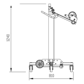 Workshop Platform  Lifter 130 Kg  Lifting Height Up to 3.3 m