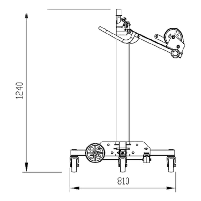 Workshop Platform  Lifter 130 Kg  Lifting Height Up to 3.3 m