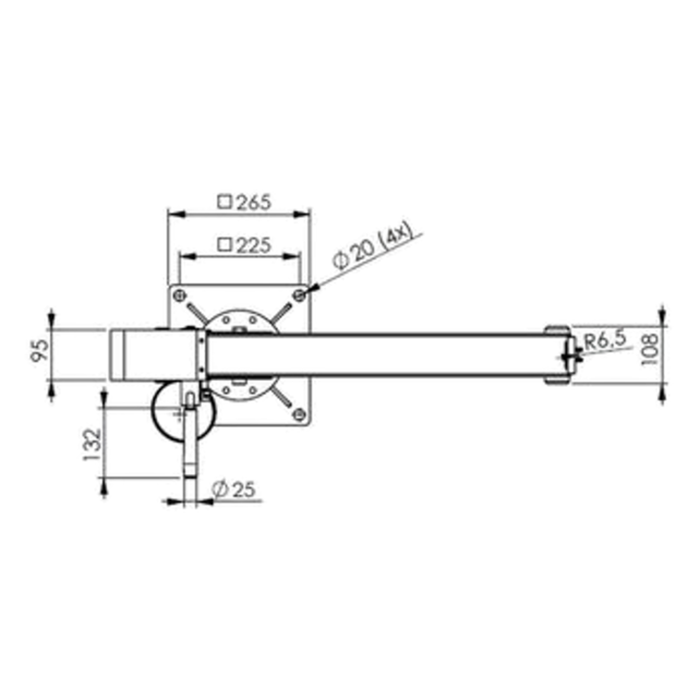 Portable Swivel Davit Stainless Steel  Lift Up To 500 Kg