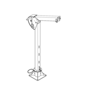 Portable Swivel Davit Stainless Steel  Lift Up To 125 Kg Portable Swivel Davit Stainless Steel  Lift Up To 125 Kg