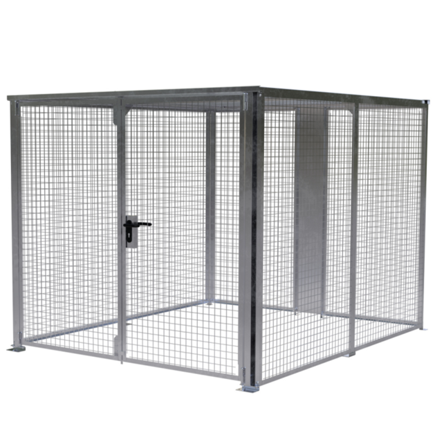 Security Cage for Storage Hot Dip Galvanized