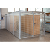 Security Cage for Storage Hot Dip Galvanized