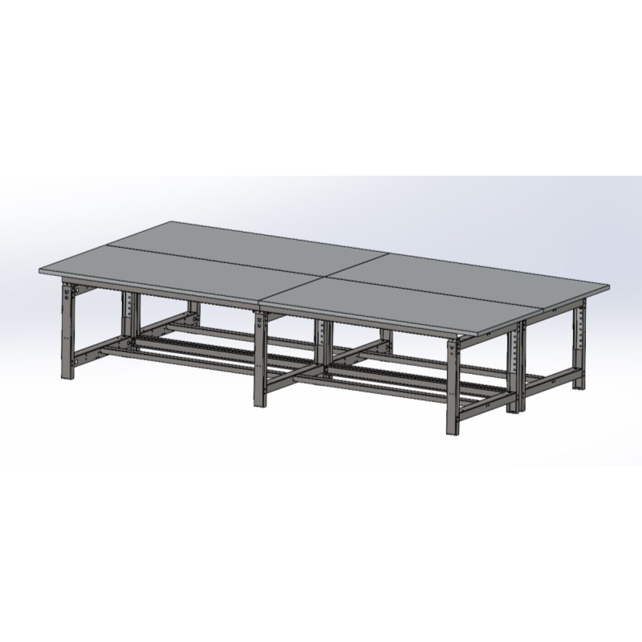 Workstation ILOT workbench L3600xD1800mm height adjustable