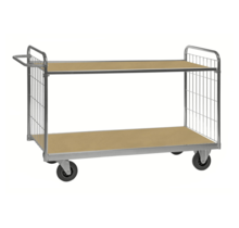 ESD Trolley With 2 Large  Shelves adjustable in height L159xW65xH103 cm