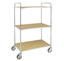 ESD Trolley With 3  Shelves adjustable in height L98xW58xH144 cm
