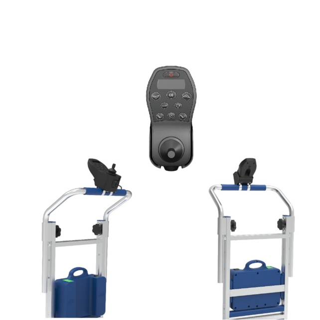 Electric powered stair climber hand trucks with rubber tracks 310 Kg