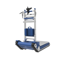 Electric powered stair climber hand trucks with rubber tracks 420 Kg