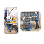 Electric powered stair climber hand trucks with rubber tracks 420 Kg Electric powered stair climber hand trucks with rubber tracks 420 Kg