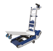 Heavy duty electric stair climber with crawlers self-stabilizing 420 kg