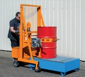 Electro-Hydraulic Drum Lift and Turn -110-220 Liter  350Kg