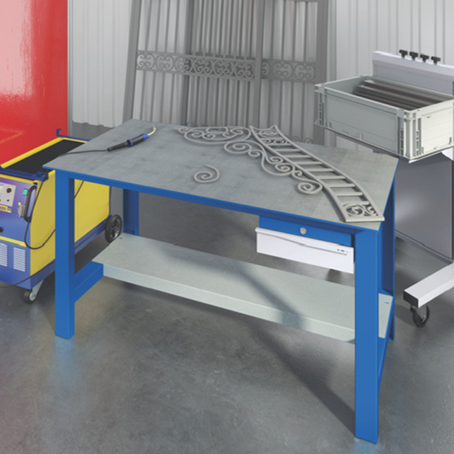 Workstation 8 mm Steel Worktop-  Welding Worktable