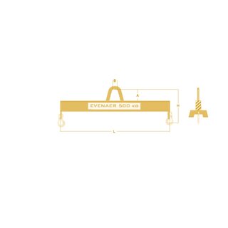 Fixed lifting beam  WLL up to 6 Ton Length up to 6 meters