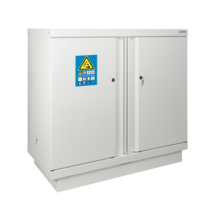 90-Min Fire Resistant Li-Ion Battery Cabinet (Counter-Top), 2 Doors, 2 Shelves — 1180 × 1137 × 670 mm