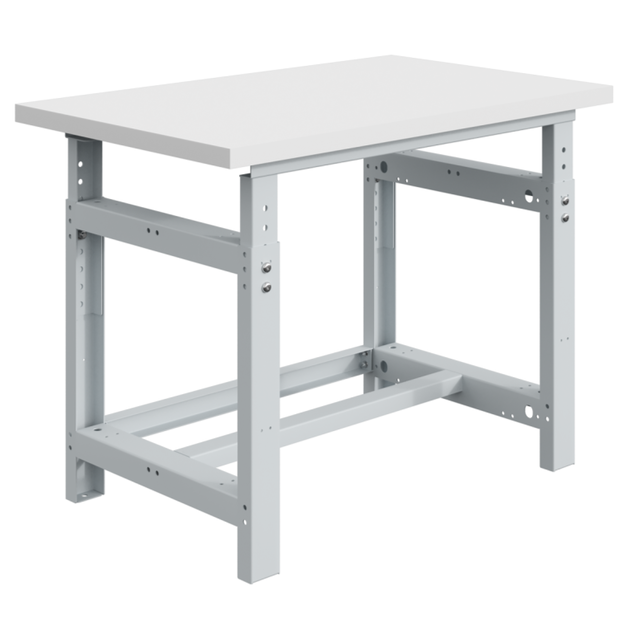 Workbench SI-Model 1000 Kg , ESD worktop 30 mm Mechanically Height Adjustable Workbench SI-Model 1000 Kg , ESD worktop 30 mm Mechanically Height Adjustable