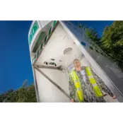 Jacketed and Insulated 1500L Tank Shower J14K1500 Hughes safety