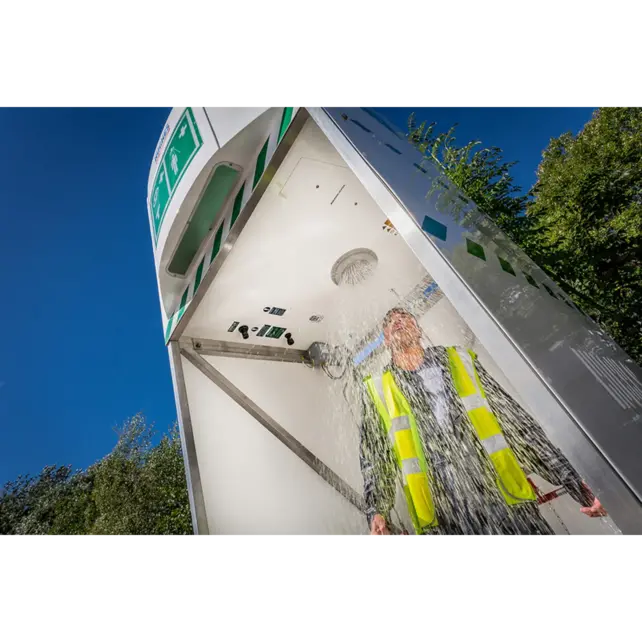 Jacketed and Insulated 1500L Tank Shower J14K1500 Hughes safety