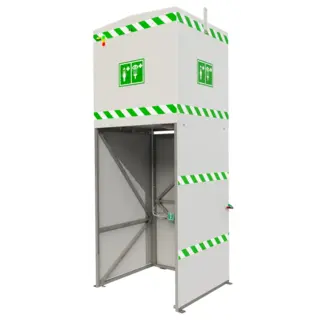 Jacketed and Insulated 1500L Tank Shower J14K1500 Hughes safety