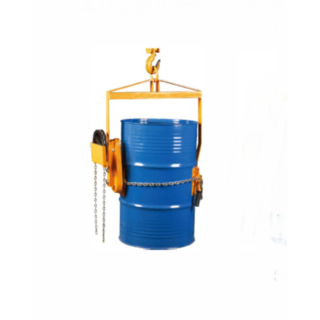 Vertical  210 L Steel Drum Lifter With Chain Loop