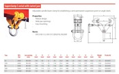 Superclamp S serial with swivel jaw 3-10 Ton 89-305mm