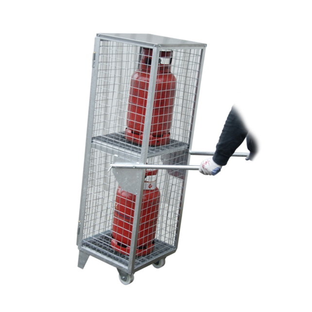 Gas Cylinder Cage Container Mobile  for 2 or 4 cylinder Gas Cylinder Cage Container Mobile  for 2 or 4 cylinder