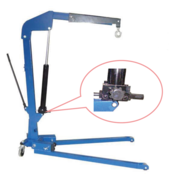 Workshop Crane Hydraulic Crane Lifting Up To 1000Kg On Wheels
