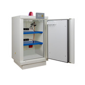 90-Minute Fire Resistant Lithium-Ion Battery Cabinet (Counter-Top), 1 Door, 2 Shelves — 1180 × 1137 × 670 mm