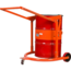 Salesbridges Trolley for Steel Drum 55 Gallons Lift and Turn with Pneumatic Spring,