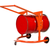 Trolley for Steel Drum 55 Gallons Lift and Turn with Pneumatic Spring,