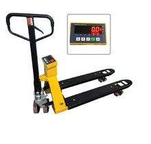 Pallet Truck with electronic  Scale Weighing Up to 2000 Kg , 0.1 Kg Measures