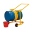 Salesbridges Trolley for Steel Drum 55 Gallons Lift and Turn with Pneumatic Spring,