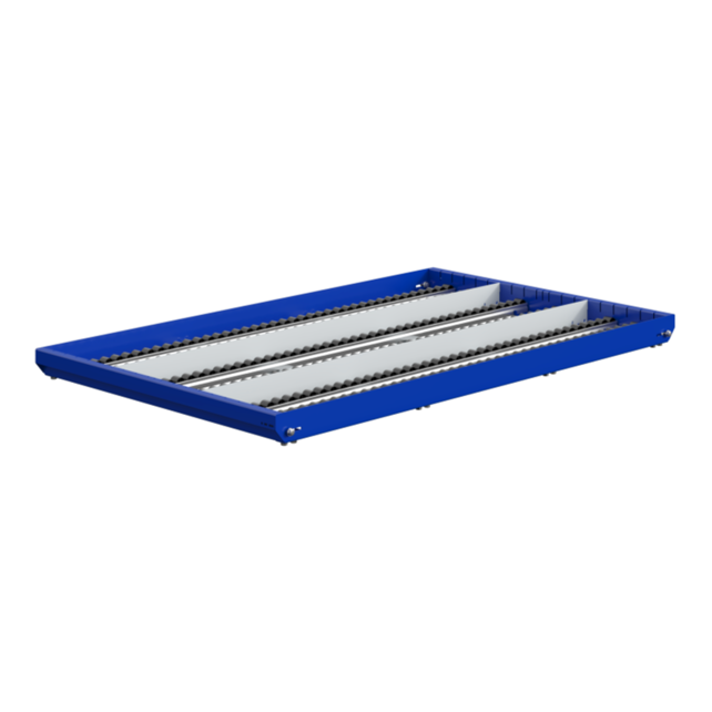 Fifo Rack Metal shelf  3 levels D1360xH1800mm Fifo Rack Metal shelf  3 levels D1360xH1800mm