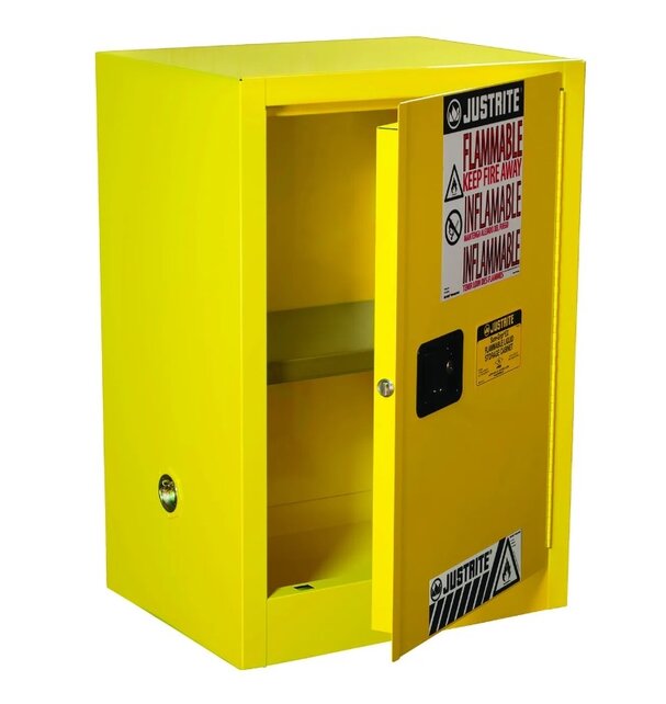 Safety Cabinet for flammable 1 shelf 1 Door 89x59x46cm Safety Cabinet for flammable 1 shelf 1 Door 89x59x46cm