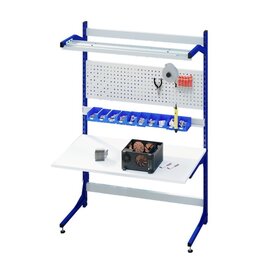 Production line workstation conveyor workbench 150 kg with worktop