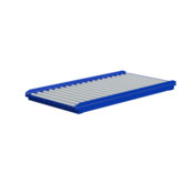 Conveyor gravity roller table, mechanical height adjustment 150Kg Conveyor gravity roller table, mechanical height adjustment 150Kg