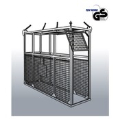 Access Safety Man Basket Stretcher Cage 2590x880x2125mm 2 persons