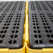 2-Drum Low Profile Modular Spill Pallet with Grate