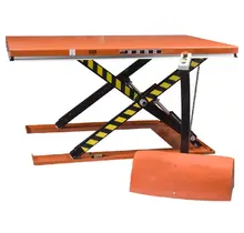 HSL low profile electric lifting table with ramp