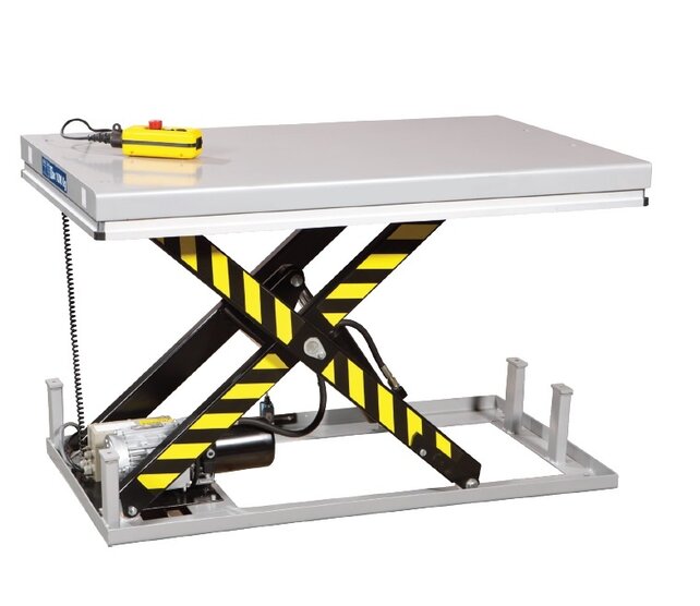 Stationary Lifting Table 2000kg - Electric Platform 1300 mm x 850  mm