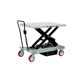 Electric mobile lift table, 1200x800mm, 1000kg capacity H1220mm Electric mobile lift table, 1200x800mm, 1000kg capacity H1220mm