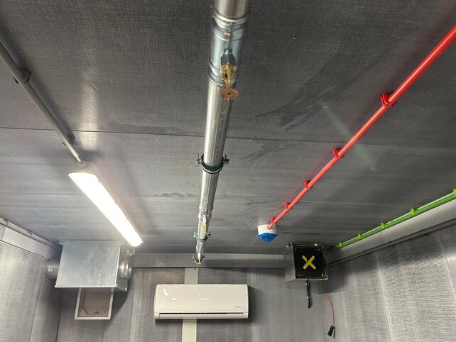 Fire rated 90 min 4ft sea container for lithium ion batteries storage